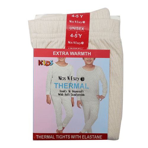 GIRLS THERMAL PAJAMA SELF DESIGN MW-20 4-5 YEAR