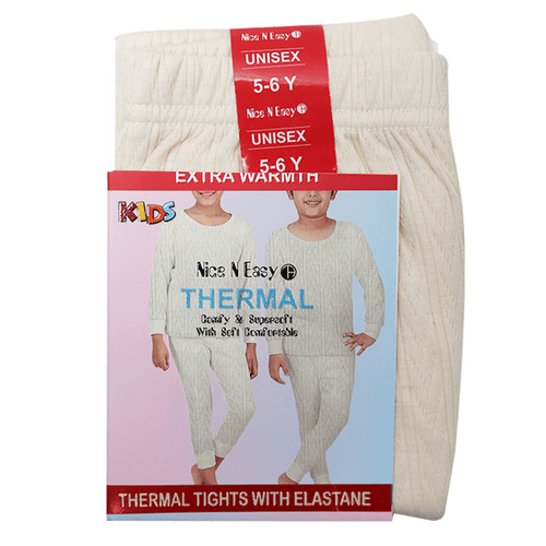 GIRLS THERMAL PAJAMA SELF DESIGN MW-20 5-6 YEAR