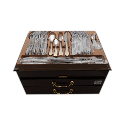 CUTLERY SET ALPEN BERG 128PC GG-053