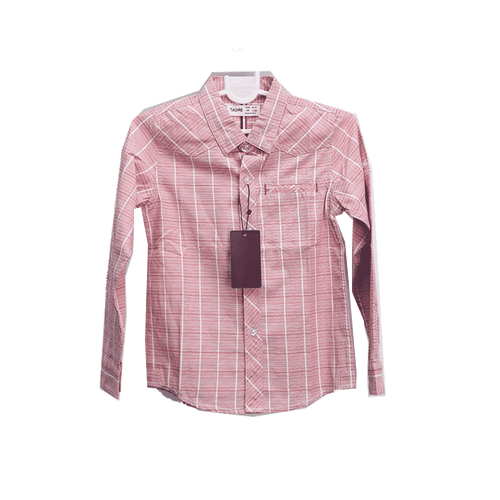 BOYS L/S CASUAL SHIRT LM05 MW-20 7-8 YEAR