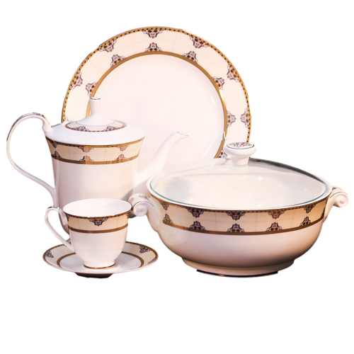 DINNER SET JOHNWOOD 87PC B19CA02G