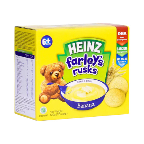 HEINZ FARLEY'S RUSK BANANA 12PC 120 GM