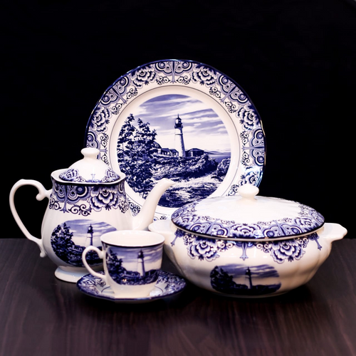 DINNER SET 85PC CLAYTON 2005KA