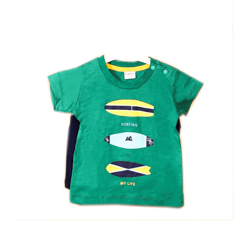 BOYS S/S 2PC KNICKER SUIT 463 151 TUR SU-21 6-9M