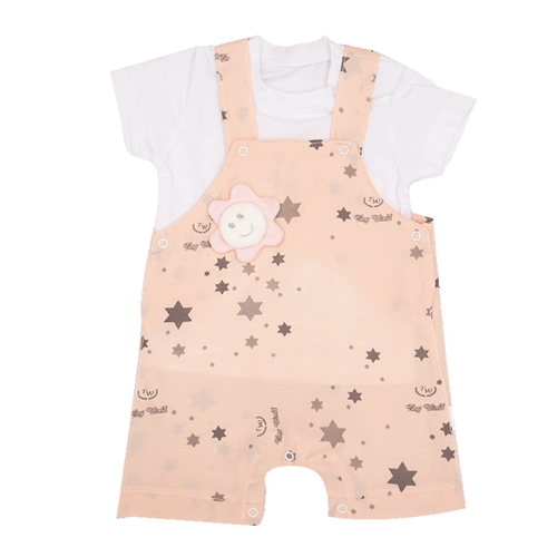 GIRLS 2PC DUNGREE SUIT 2245 1813 TUR SU-21 3-6M