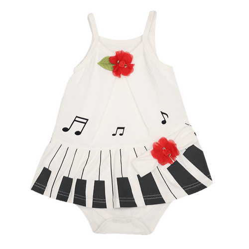 GIRLS S/L BODY SUIT WITH HEAD BAND 2362 TUR SU-21 12-18M