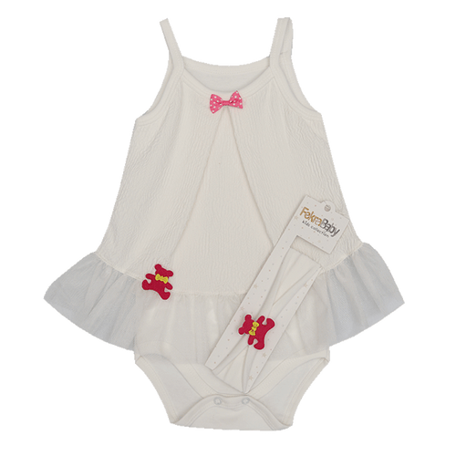 GIRLS S/L FANCY BODY SUIT 2290 TUR SU-21 12-18M