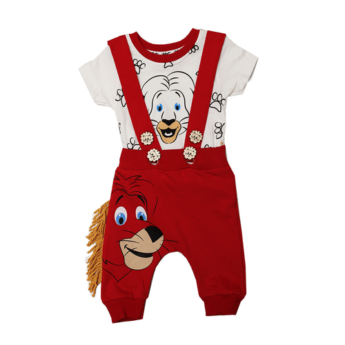 BOYS 2PC DUNGREE SUIT A2214 TUR SU-21 0-3M