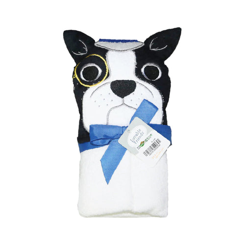 BABY HOODED BATH TOWEL EMB 57056CH DBX SU-21