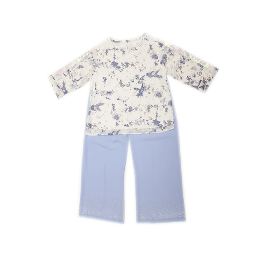 GIRLS L/S 2PC PAJAMA SUIT TN-8223TZ IR SU-21 12-13 YEAR