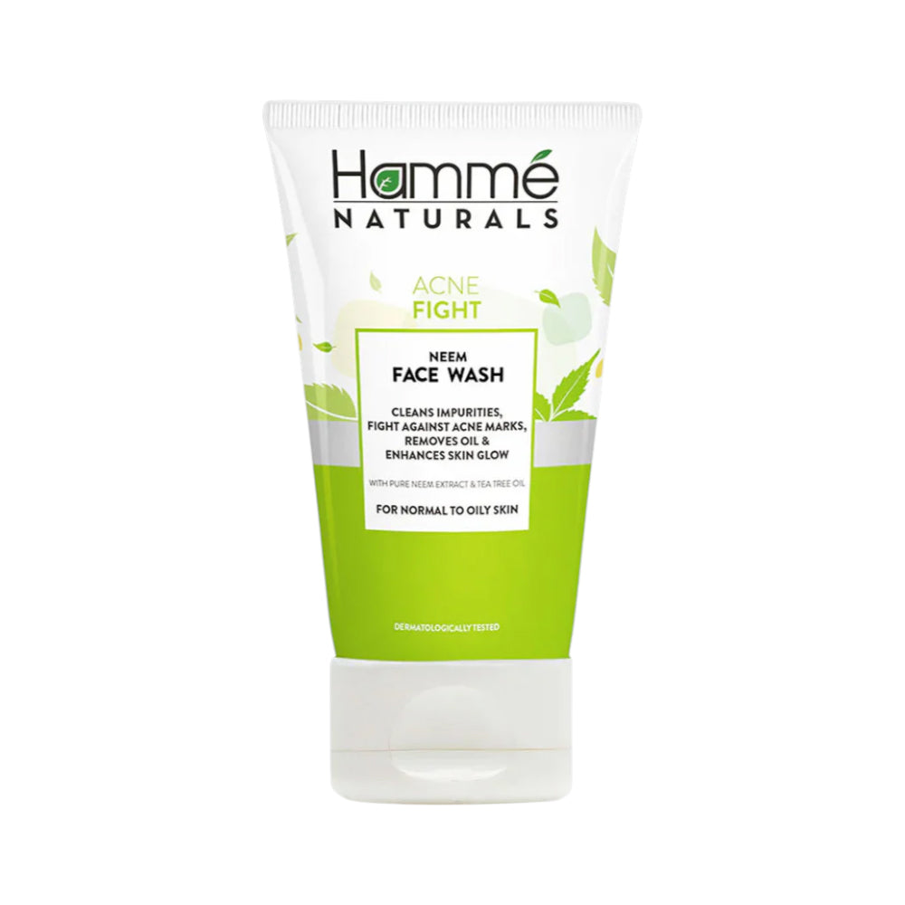 HAMME NATURALS DAILY ACNE FIGHT NEEM FACE WASH 100ML