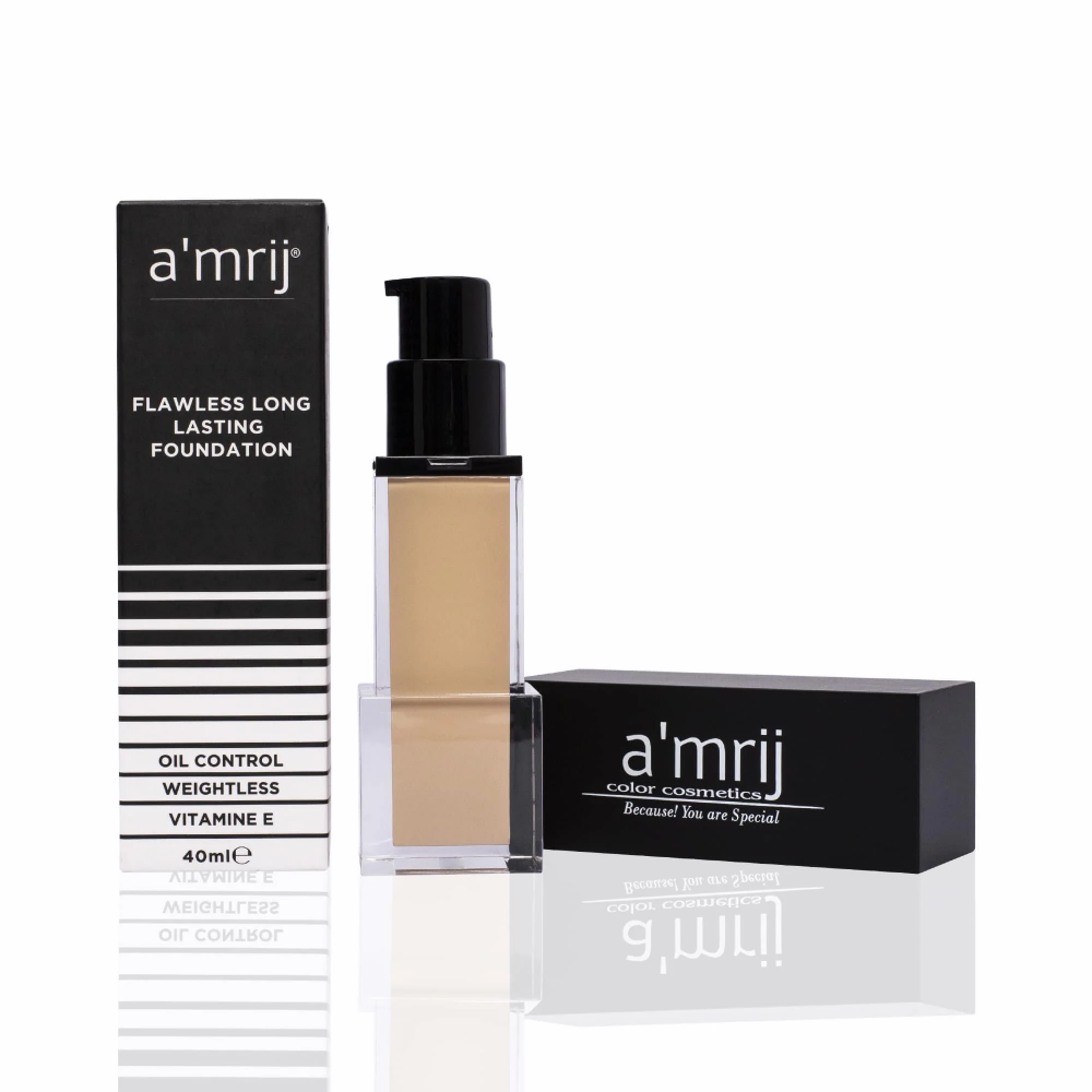 AMRIJ FLAWLESS LONG LASTING FOUNDATION