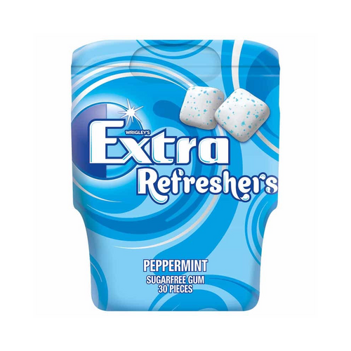 WRIGLEY EXTRA GUM REFRESHER PEPERMINT SUGAR FREE 67 GM