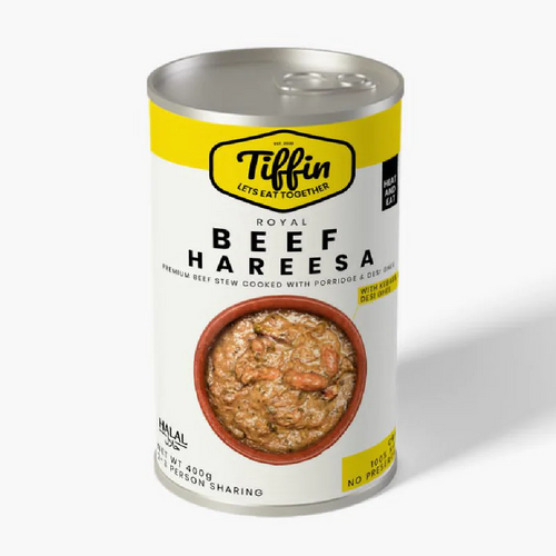 TIFFIN BEEF HAREESA READY TO EAT TIN 800 GM