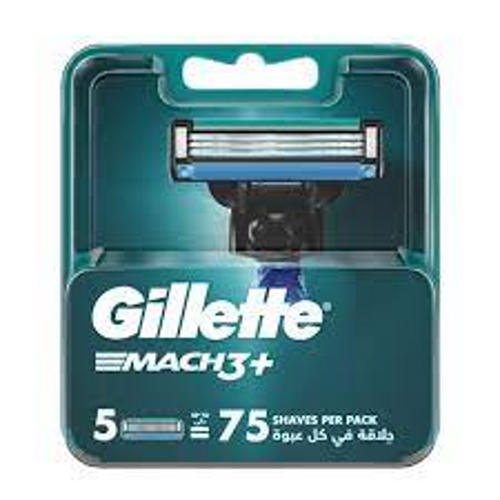 GILLETTE MACH 3+ 5 CARTRIDGES PACK