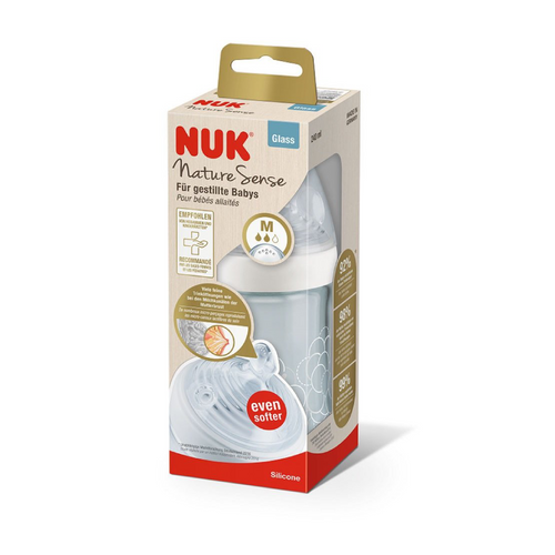 NUK NS BTL GLASS 240 ML ASS 10745129