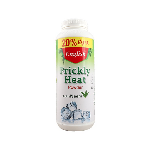 ENGLISH PRICKLY HEAT POWDER ACTIVE NEEM 110 GM
