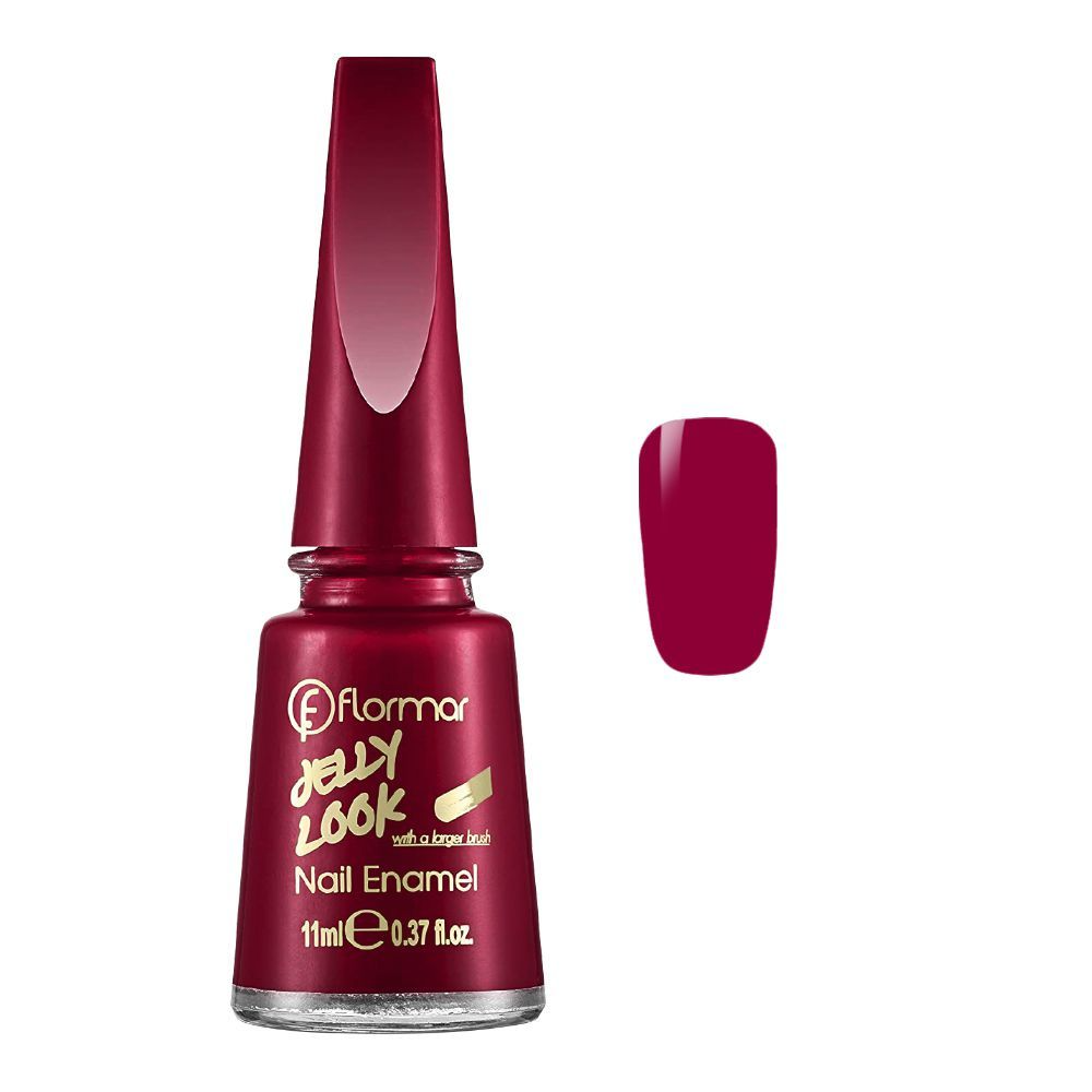 FLORMAR 11ML AMARANTH JELLY LOOK N-ENAMEL