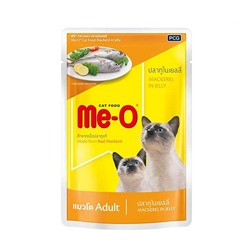 ME-O CAT FOOD ADULT MACKEREL JELLY 80 GM