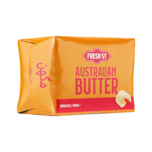 FRESH ST AUSTRALIAN UNSALTED BUTTER 400GM