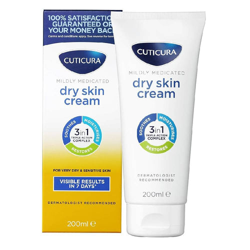 CUTICURA CREAM MEDICATED DRY SKIN 3IN1 ACTION 200 ML