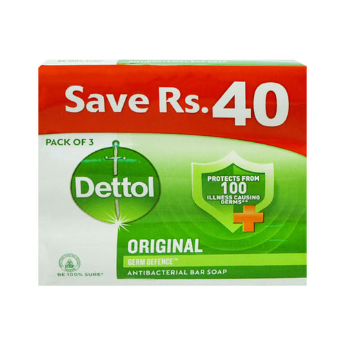 DETTOL SOAP ORIGINAL 3 X 160 GM CP