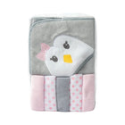 BABY BATH TOWEL HOODED W 5PC FACE TOWEL MDW-23 CHI 05258
