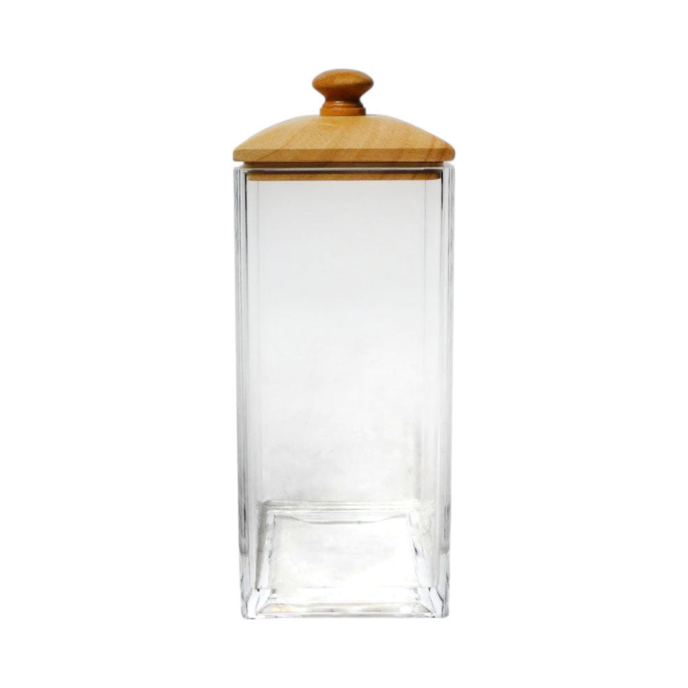 JAR ACRYLIC WOOD LID IR F3029A