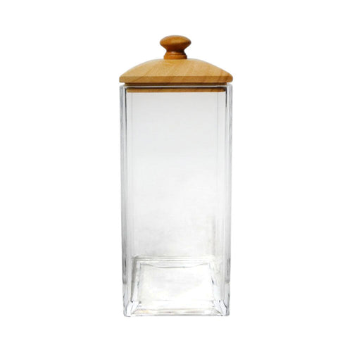 JAR ACRYLIC WOOD LID IR F3029A