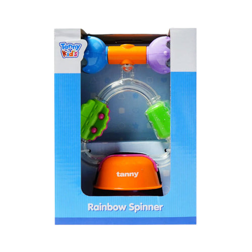 TY9028 TANNY KIDS RAINBOW SPINNER RATTLE  ID