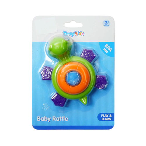 TY9042 TANNY KIDS BABY RATTLE TORTOISE  ID