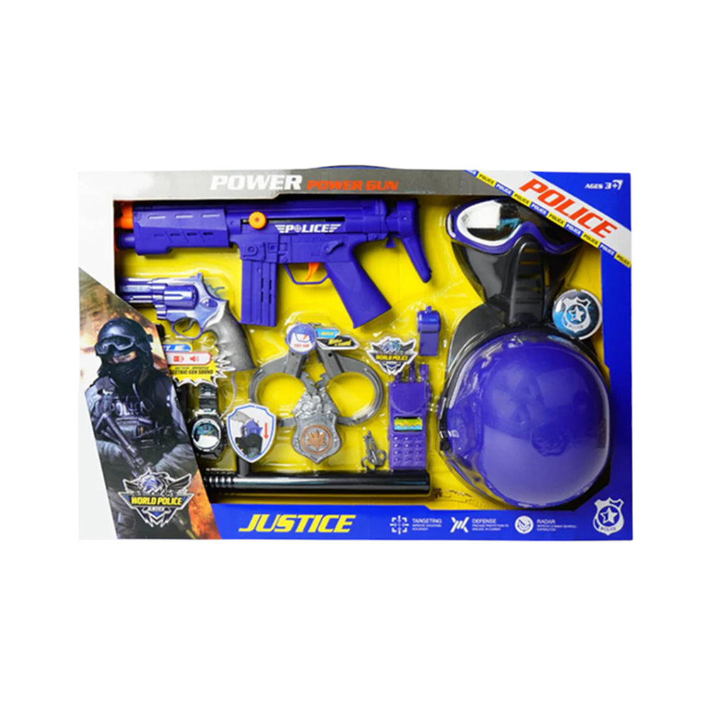 34310 JUSTICE WORLD POLICE WEAPON SET  ID