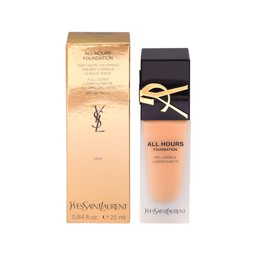 YSL - LADIES ALL HOURS FOUNDATION SPF 39  MW2 MEDIUM WARM