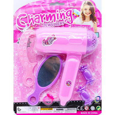 A469 BEAUTY HAIR DRYER SET IN CARD