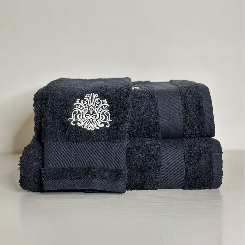 DAMASK NOIR TOWEL