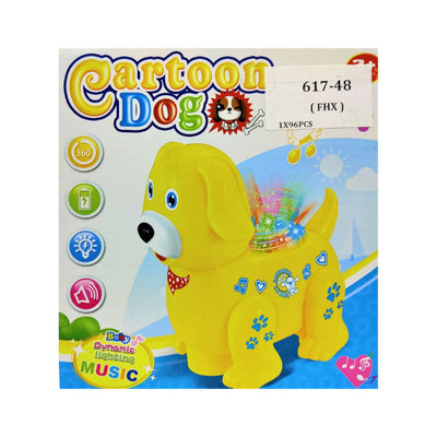 617-48 MUSICAL CARTOON DOG