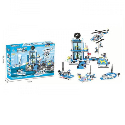 LX-A328 CITY COAST GUARD BLOCKS 645PCS