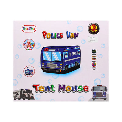 TH-PV POLICE VAN TENT HOUSE 100BALLS