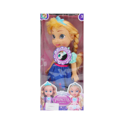 L90-6 MUSICAL PRINCESS PURPLE DOLL 14INCH