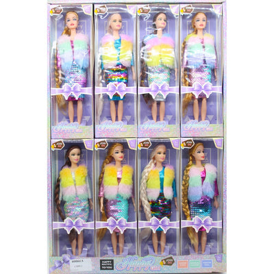 8006C4 HAPPY GIRL DOLL 11INCH