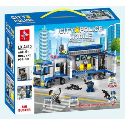 LX-A410 CITY POLICE MOBILE BLOCKS 504PCS