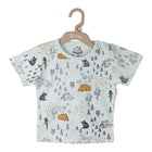 BOYS T-SHIRT (BLUE-GLOW) 0-3 M 1054