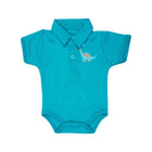 SHORT SLEEVE BODY SUIT WITH COLLAR NEW BORN # 2969