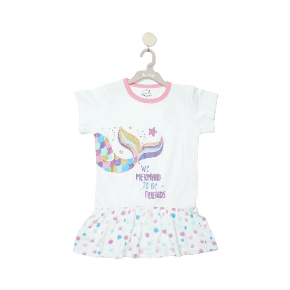 LONG SLEEVE LONG FROCK 2151 3-4 YEARS