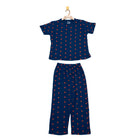 NIGHT SUIT (CREW NECK) - SHORT / SLEEVE 2219 2-3 YRS
