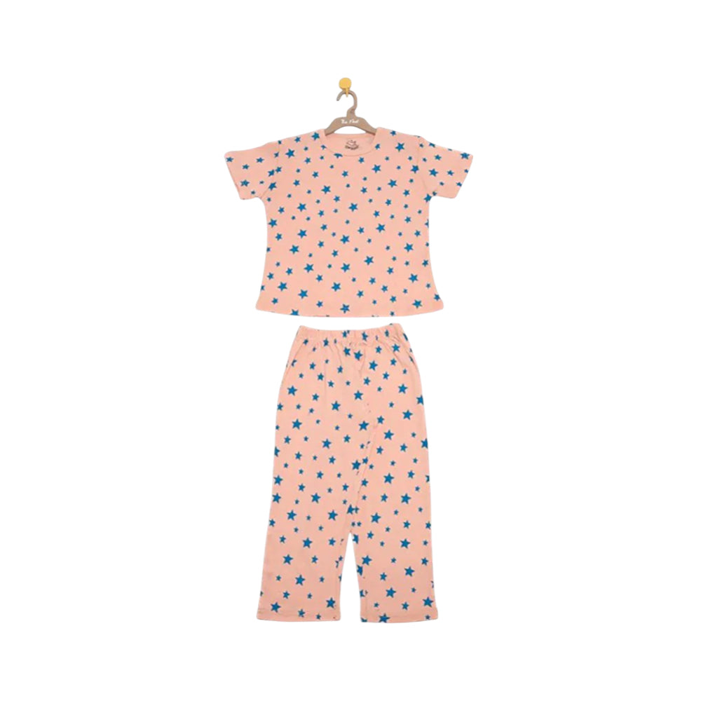NIGHT SUIT (CREW NECK) - SHORT / SLEEVE 2221 2-3 YRS