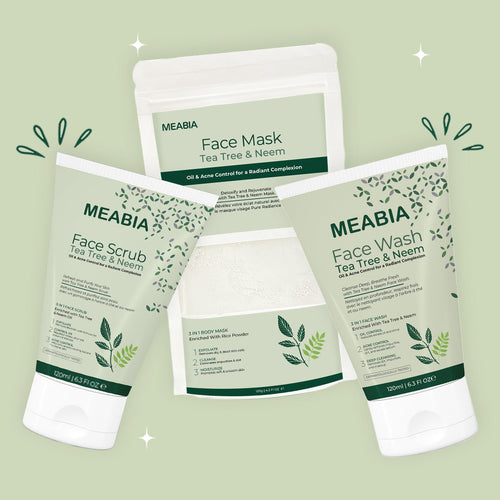 Meabia - Acne Glow & Bright Bundle With Tea Tree