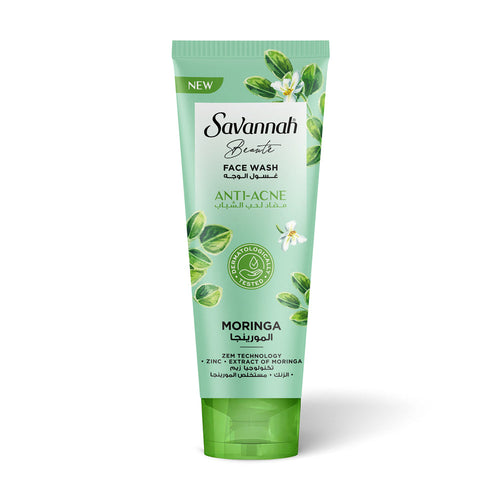 Savannah - Moringa For Anti Acne Facewash 100 Ml