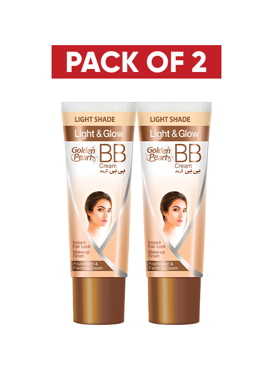 Pack of 2  Light & Glow BB Cream  Light Shade