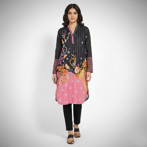 Sapphire - Fruit Punch Kurti ( Only Shirt )